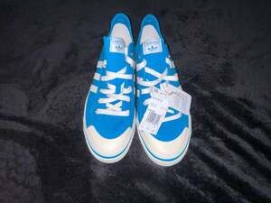 adidas Originals Nizza RF 74 Turquoise/White Canvas Low Top Sneakers (NWT)